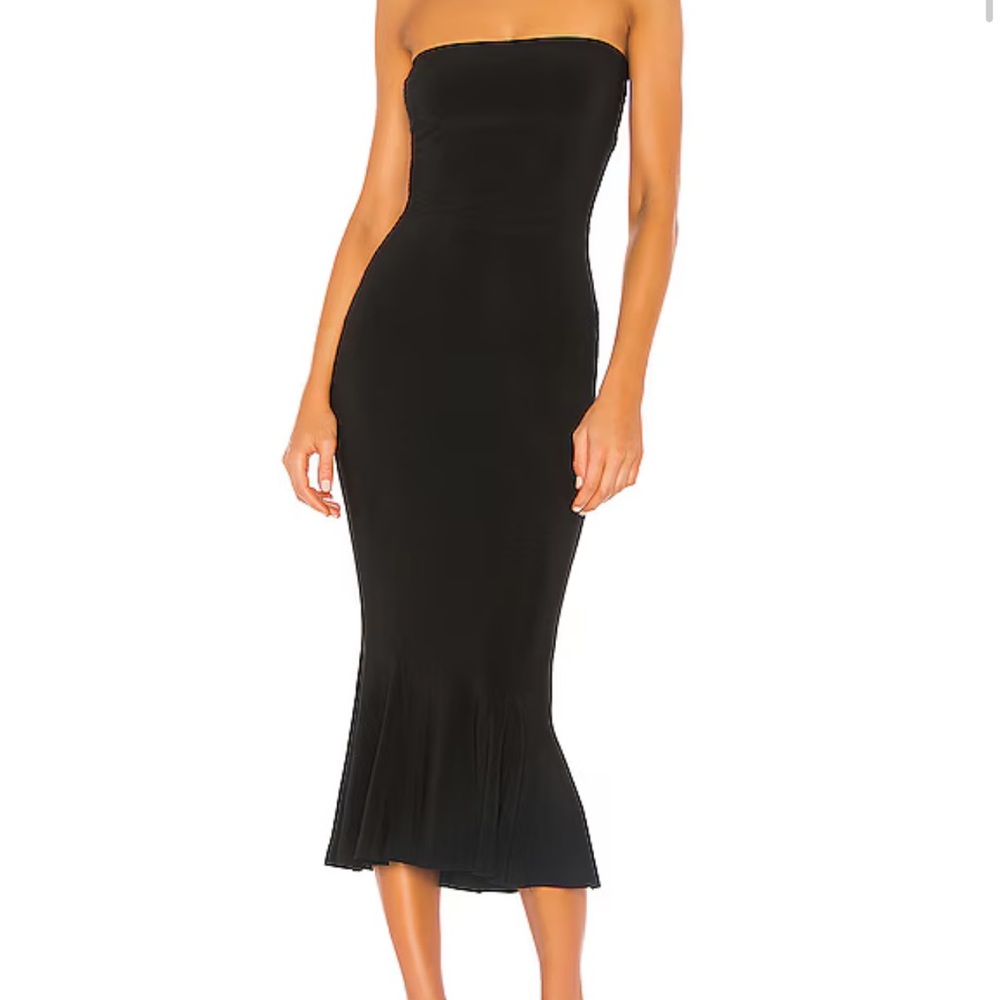 Norma Kamali strapless dress